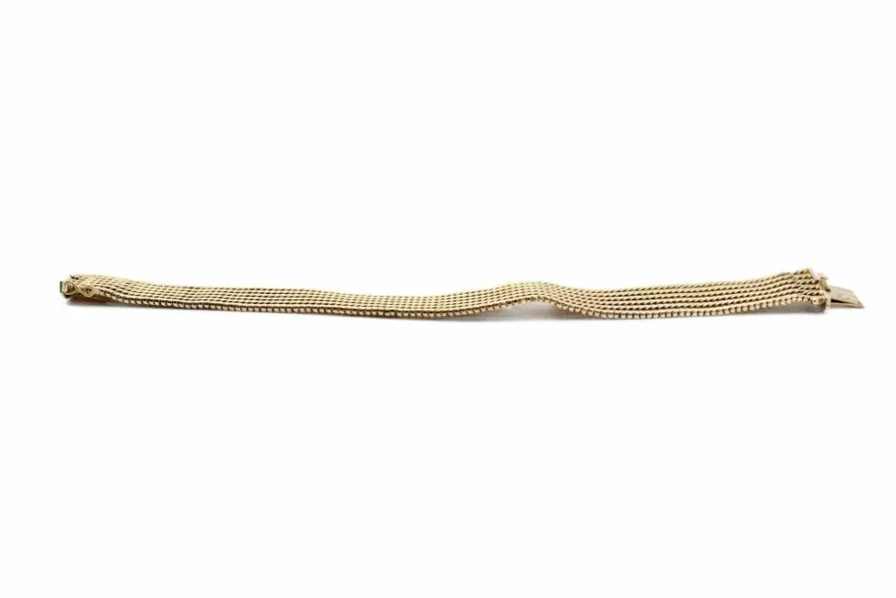 Bracelet manchette souple Or jaune