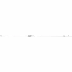 Bracelet menottes diamant or blanc