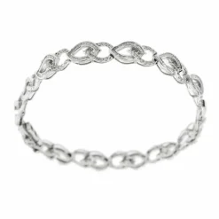 Bracelet motifs navette diamants