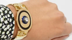 Bracelet Napoléon III émail diamant