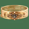 Bracelet Napoléon III or rose, perles et diamant