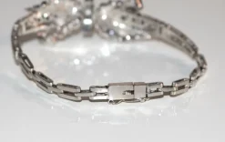 Bracelet Noeud en Or Blanc et Diamants