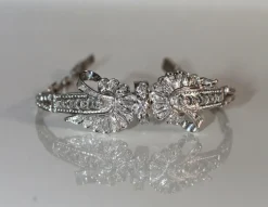 Bracelet Noeud en Or Blanc et Diamants