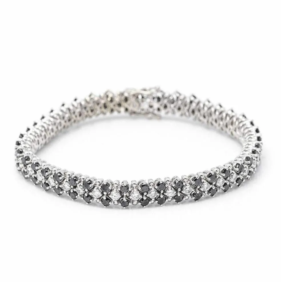 Bracelet Nuit en Diamants et Or Blanc