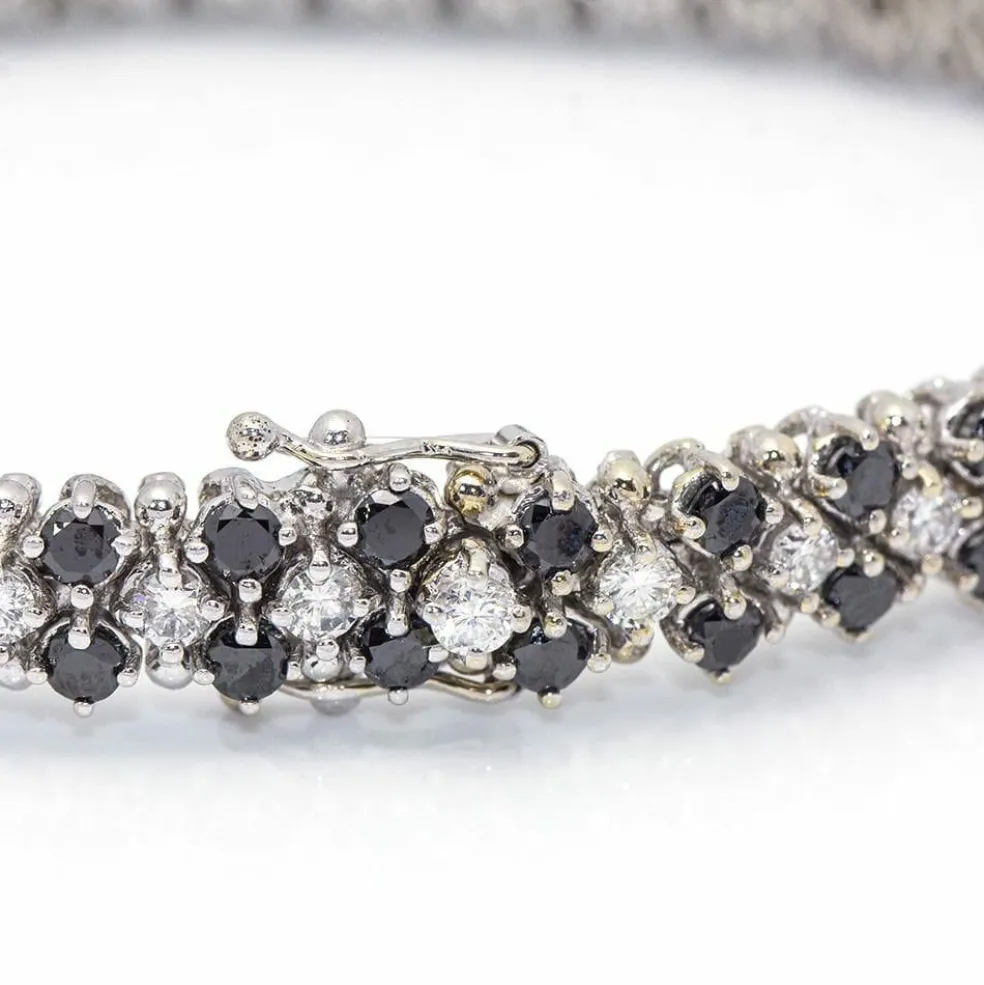 Bracelet Nuit en Diamants et Or Blanc