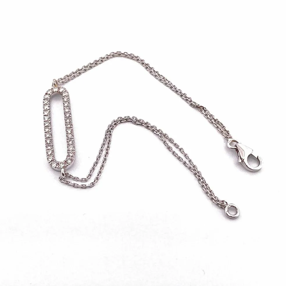 Bracelet Or barrette en Diamants