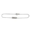 Bracelet or blanc 18 carats serti de diamants