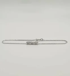 Bracelet or blanc 18 carats serti de diamants