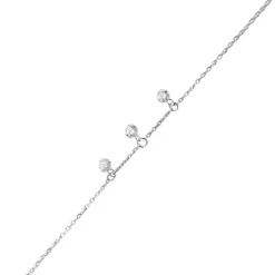 BRACELET OR BLANC 3 DIAMANTS 0,30ct