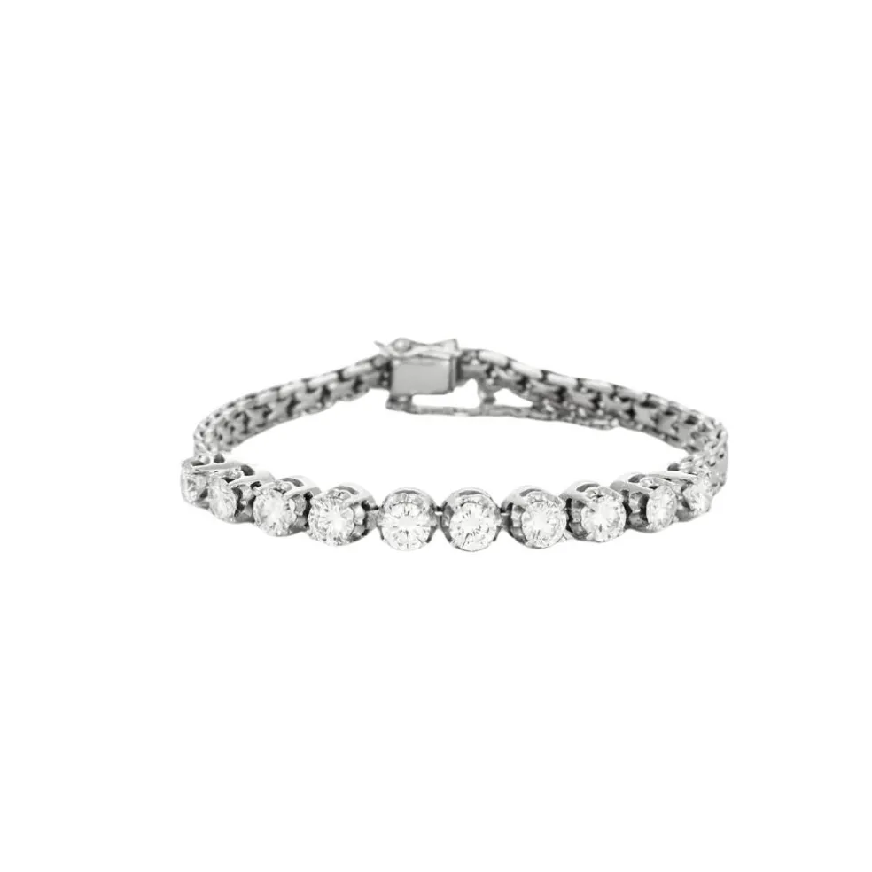 Bracelet Or Blanc & Diamants