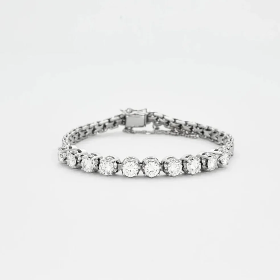 Bracelet Or Blanc & Diamants