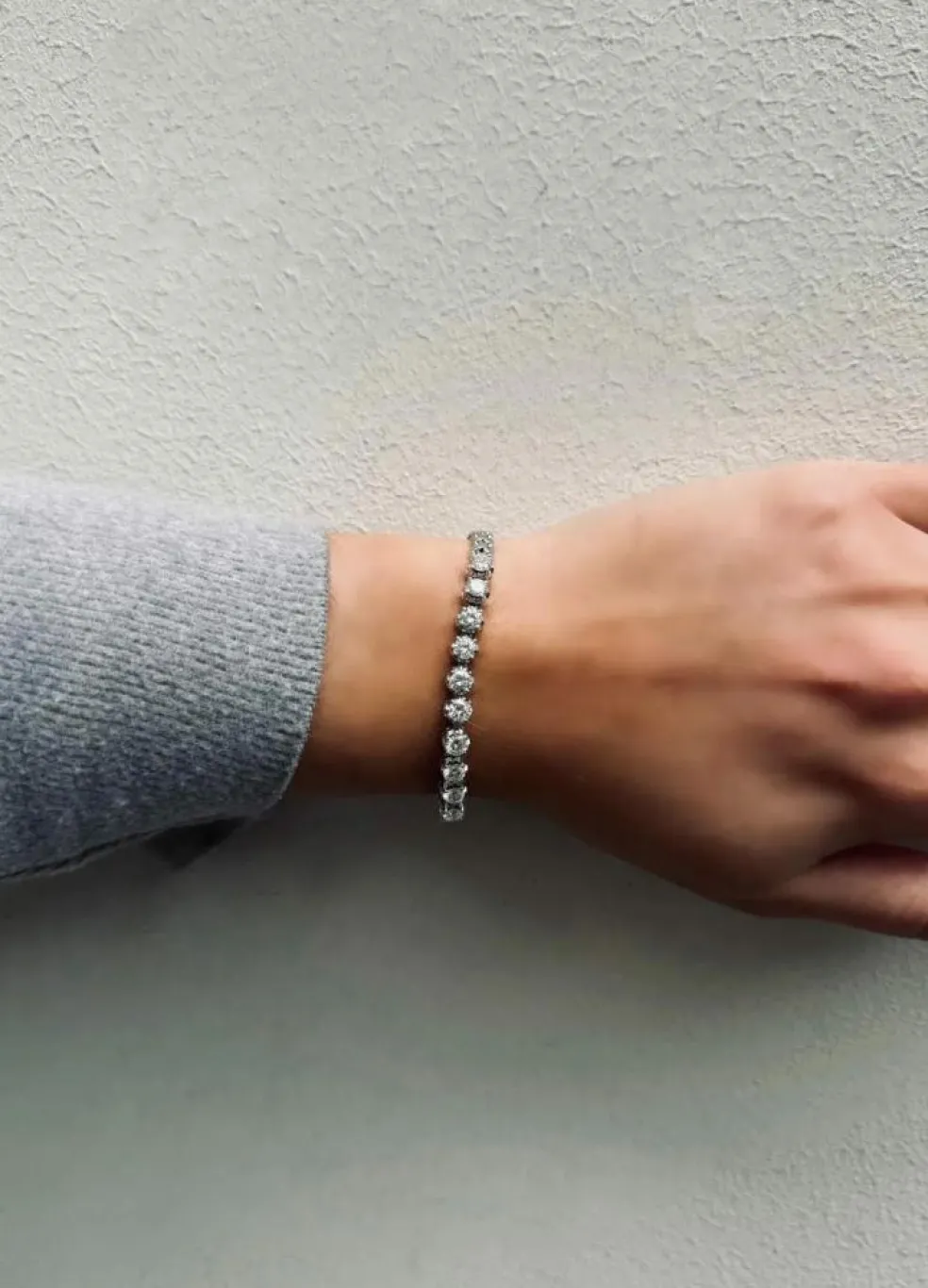 Bracelet Or Blanc & Diamants