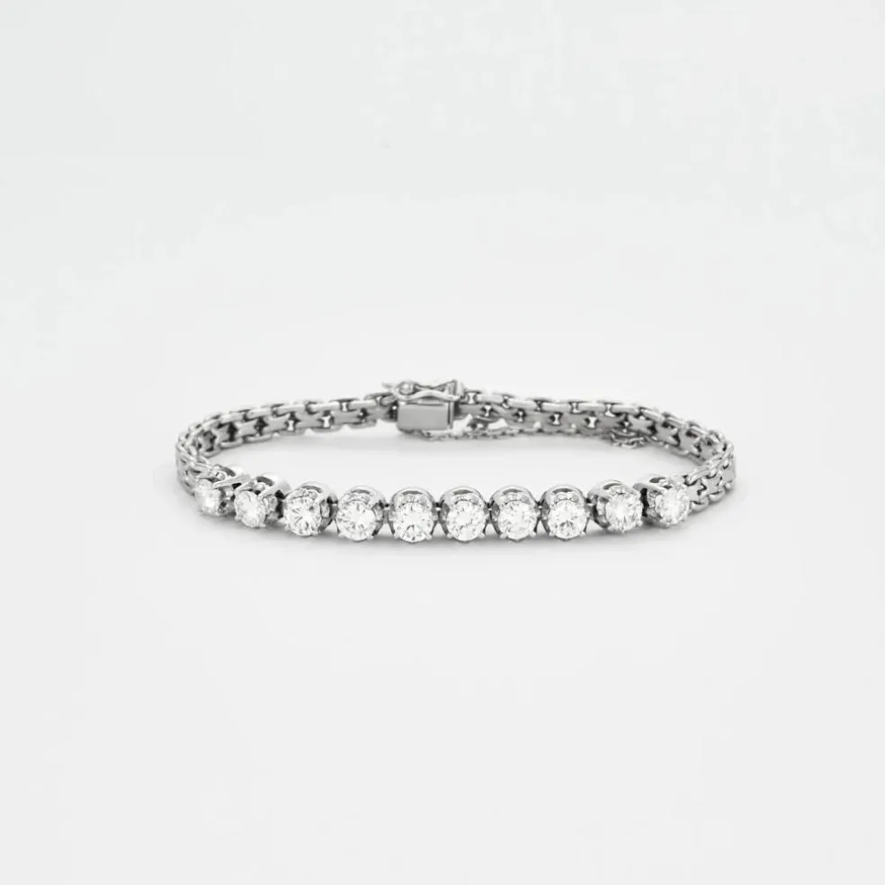 Bracelet Or Blanc & Diamants