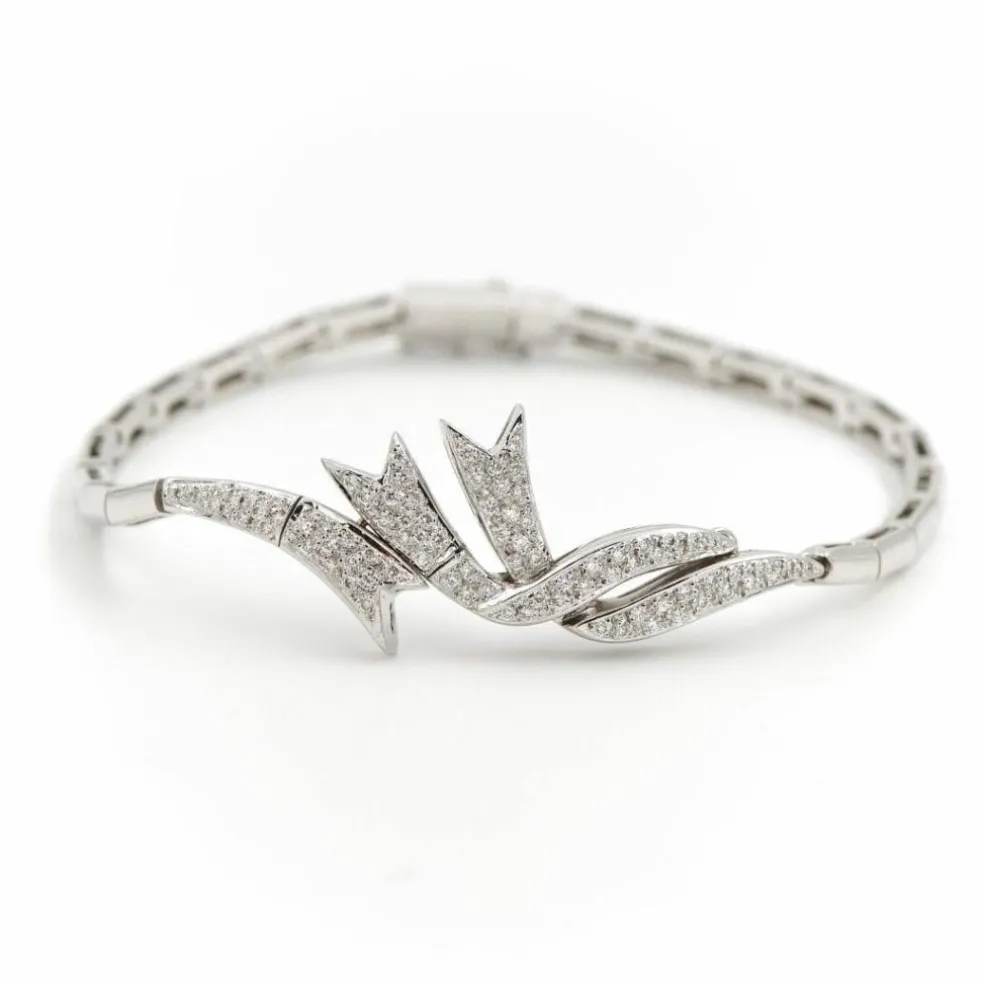 Bracelet Or blanc Diamant