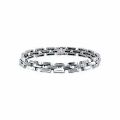 Bracelet Or Blanc Diamants