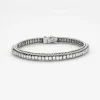 Bracelet or blanc, diamants