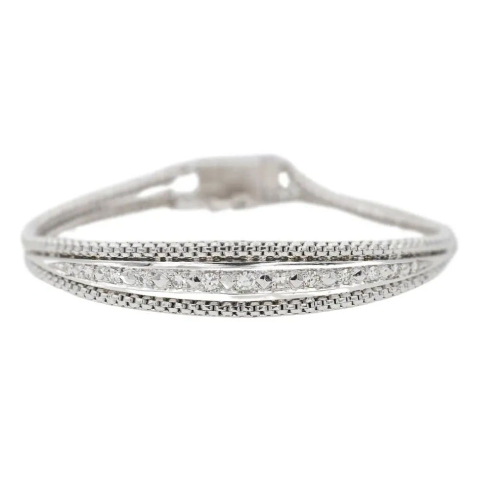 Bracelet Or blanc Diamant