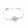 Bracelet or blanc diamants signé Ely Bela