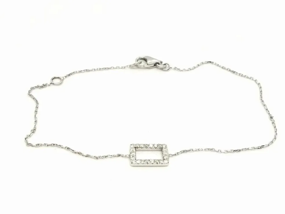 Bracelet Or blanc Diamant