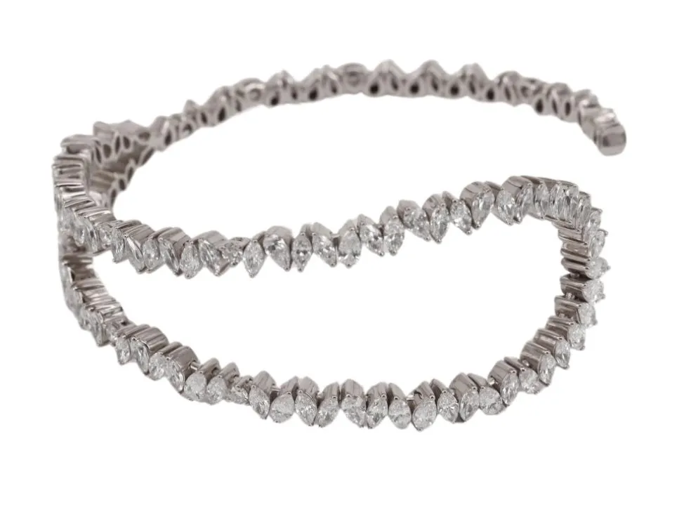 Bracelet Or blanc Diamants