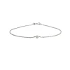 Bracelet or blanc diamant