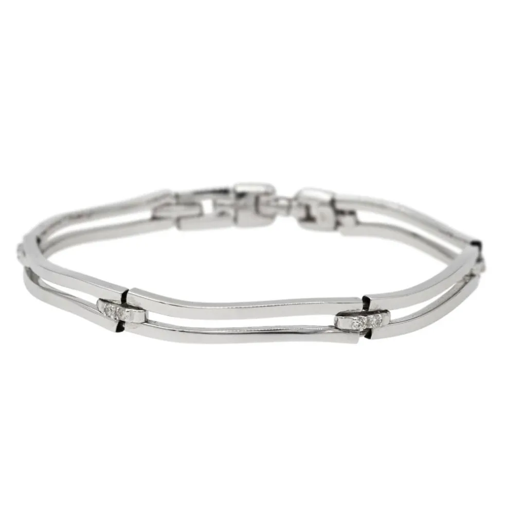 Bracelet Or blanc Diamant