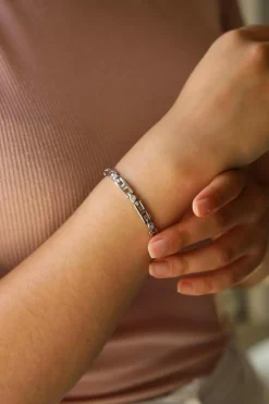 Bracelet Or blanc diamant