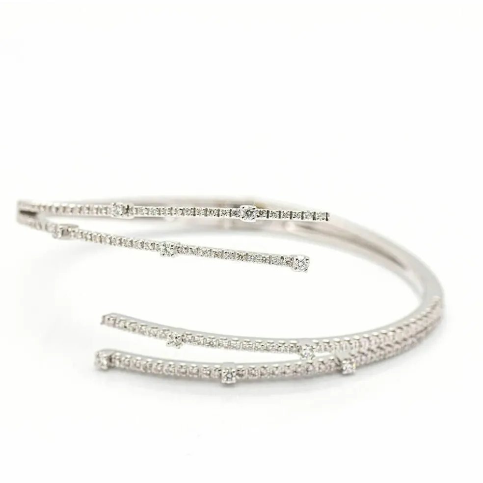 Bracelet Or blanc Diamants
