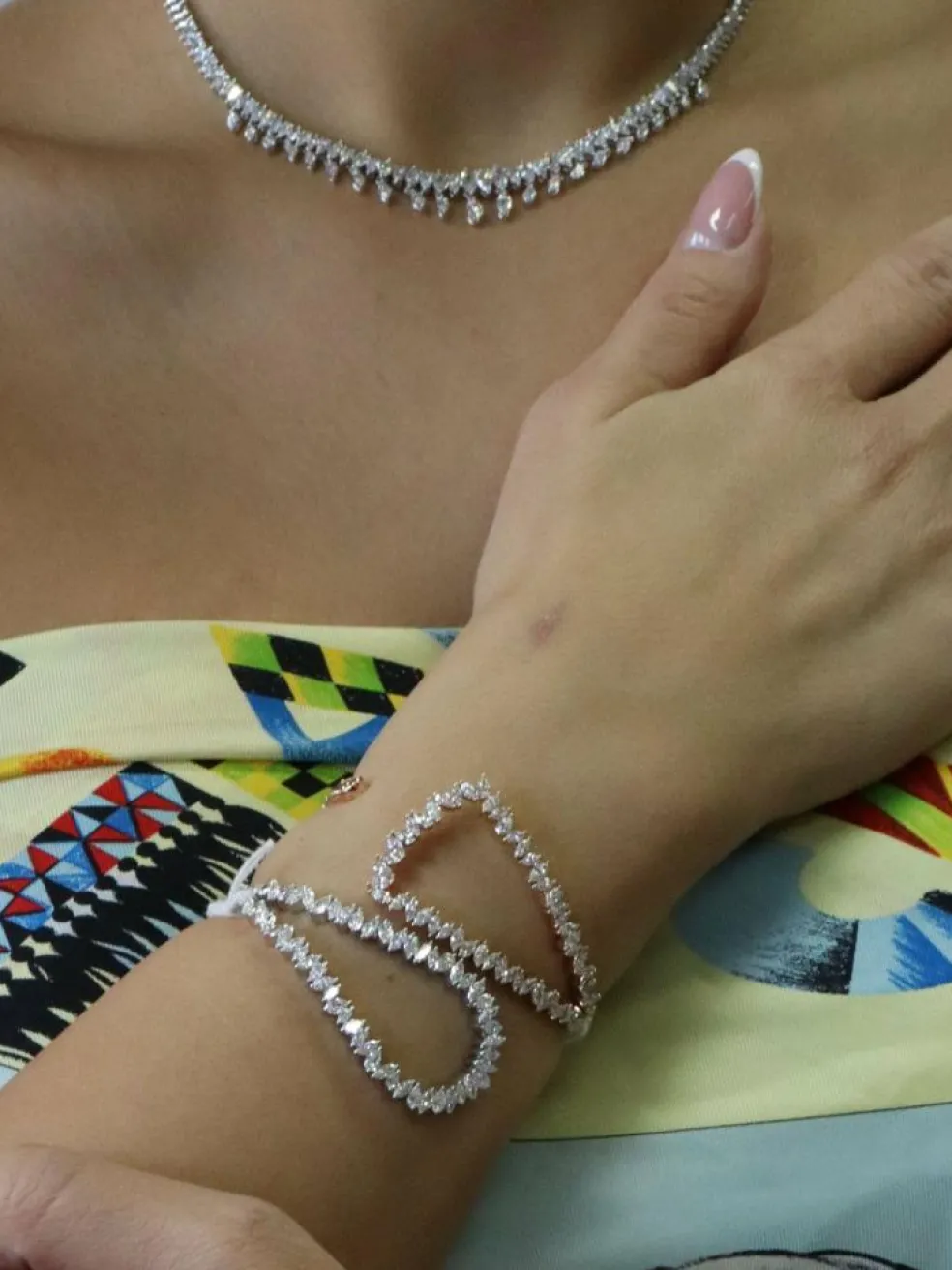 Bracelet Or blanc Diamants