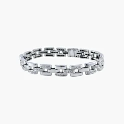 Bracelet Or Blanc Diamants