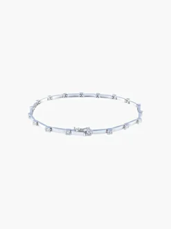 Bracelet Or Blanc Diamants
