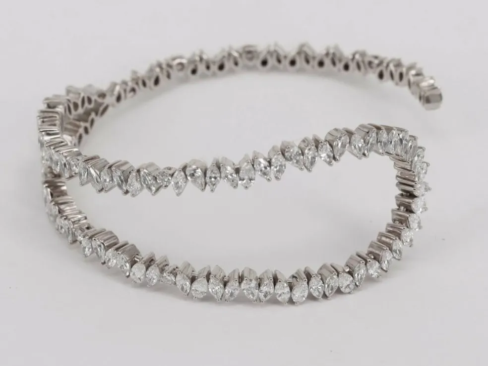 Bracelet Or blanc Diamants