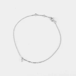 BRACELET OR BLANC DIAMANT 0,10ct