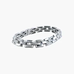 Bracelet Or Blanc Diamants