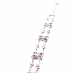 Bracelet or blanc diamants
