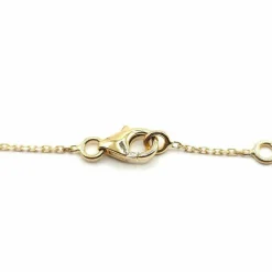 Bracelet or blanc diamants et rubis signé Ely Bela