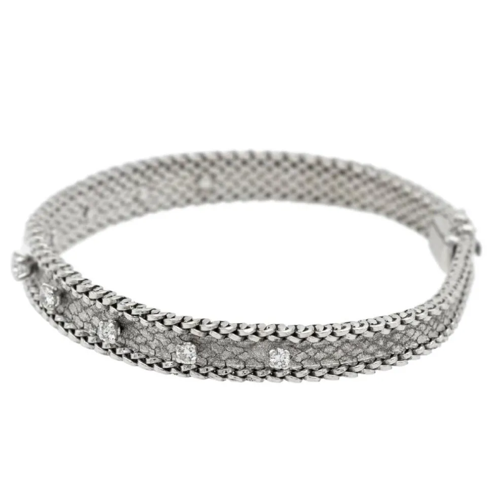 Bracelet Or blanc Diamant