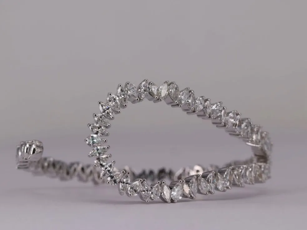 Bracelet Or blanc Diamants