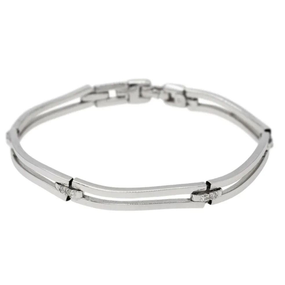 Bracelet Or blanc Diamant