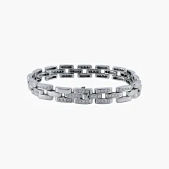 Bracelet Or Blanc Diamants
