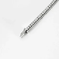 Bracelet or blanc, diamants