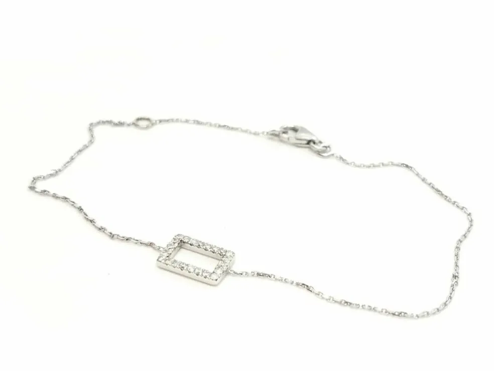 Bracelet Or blanc Diamant