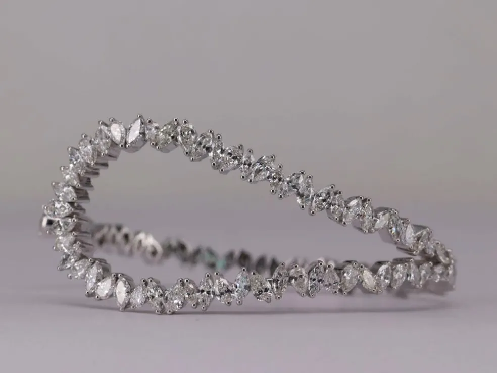 Bracelet Or blanc Diamants