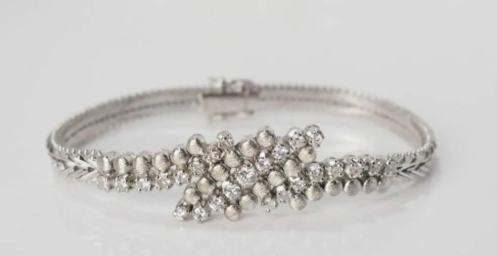 Bracelet Or blanc Diamants