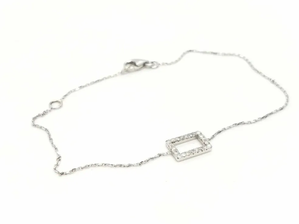 Bracelet Or blanc Diamant