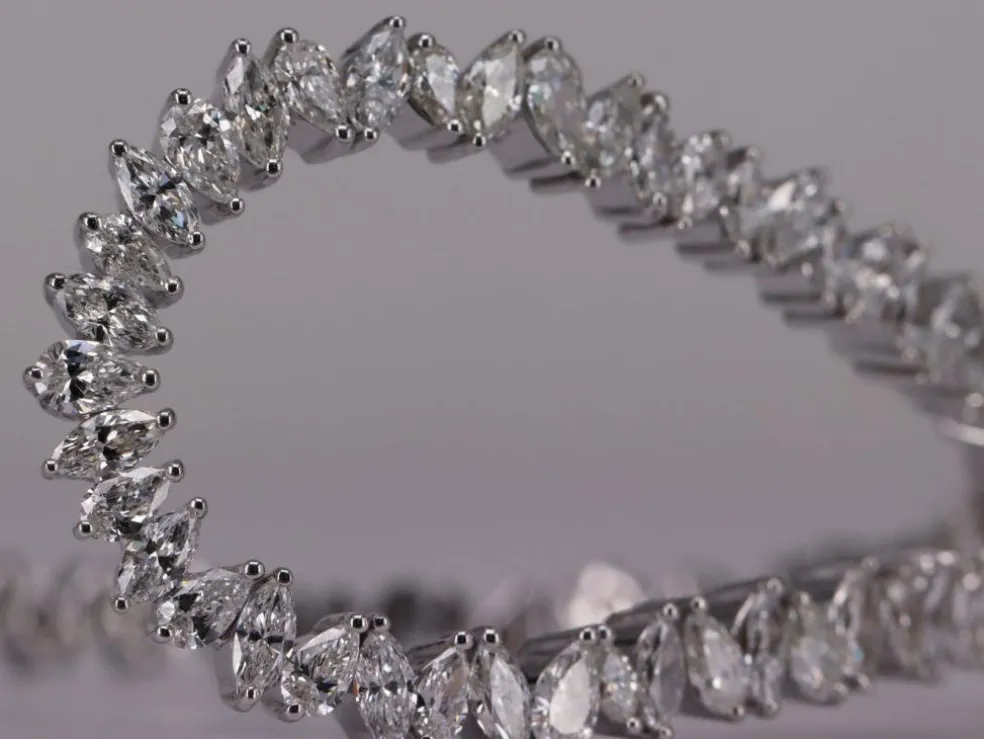 Bracelet Or blanc Diamants