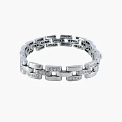 Bracelet Or Blanc Diamants