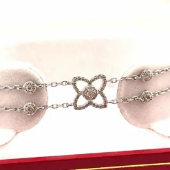 Bracelet or blanc diamants