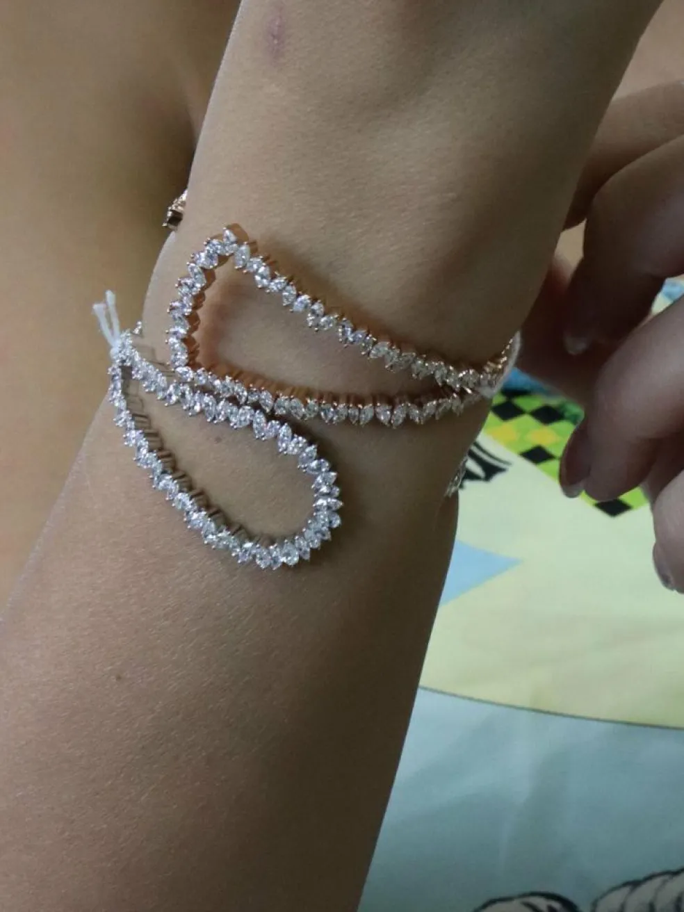 Bracelet Or blanc Diamants