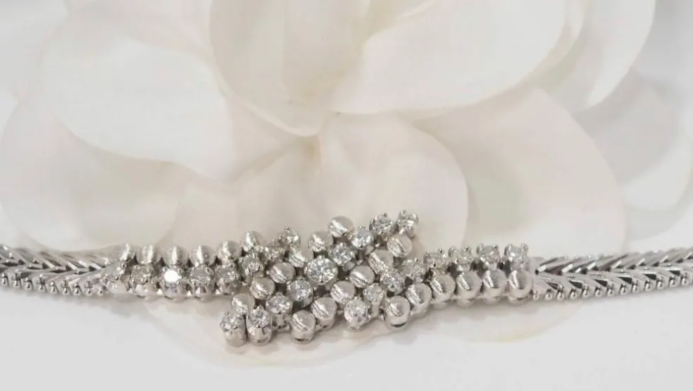 Bracelet Or blanc Diamants